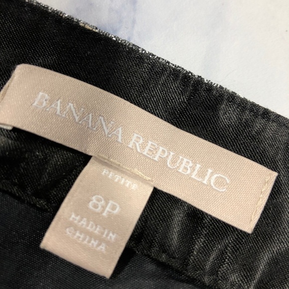 Banana Republic Metallic Silver Brown Tweed Skirt - Picture 4 of 8